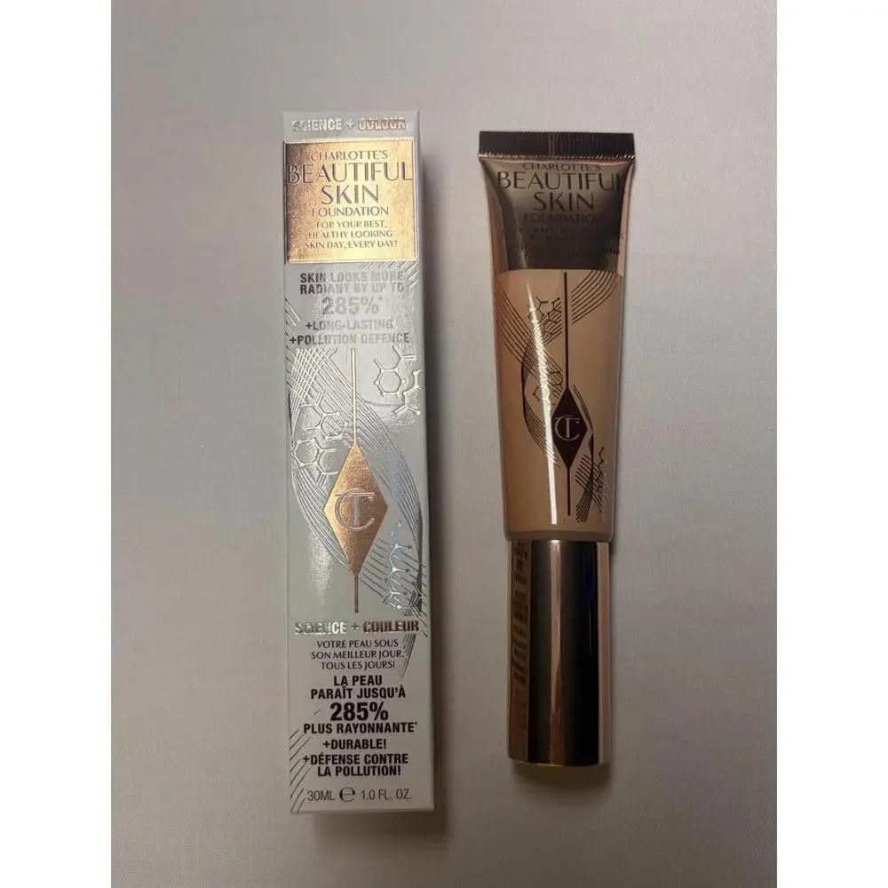 Charlotte Tilbury‎ Beautiful Skin Foundation 7 Cool 1oz 30ml NEW